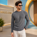 Men’s Premium Comfort Round Neck Full Sleeve Cotton T-Shirt