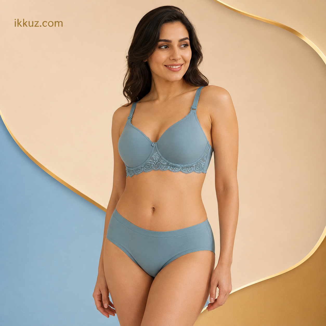 Women’s Lace Comfort Lingerie Set – Pack of 3 | KT 1054