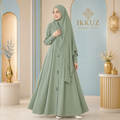 Premium Firdous Front-Button Plain Abaya Burqa – Elegant Daily Wear | Without Dupatta
