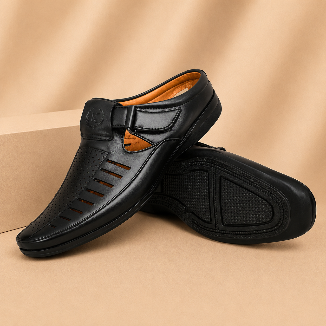 Premium Comfort Slip-On Back Open Casual Footwear for Men | Lightweight Everyday Wear
