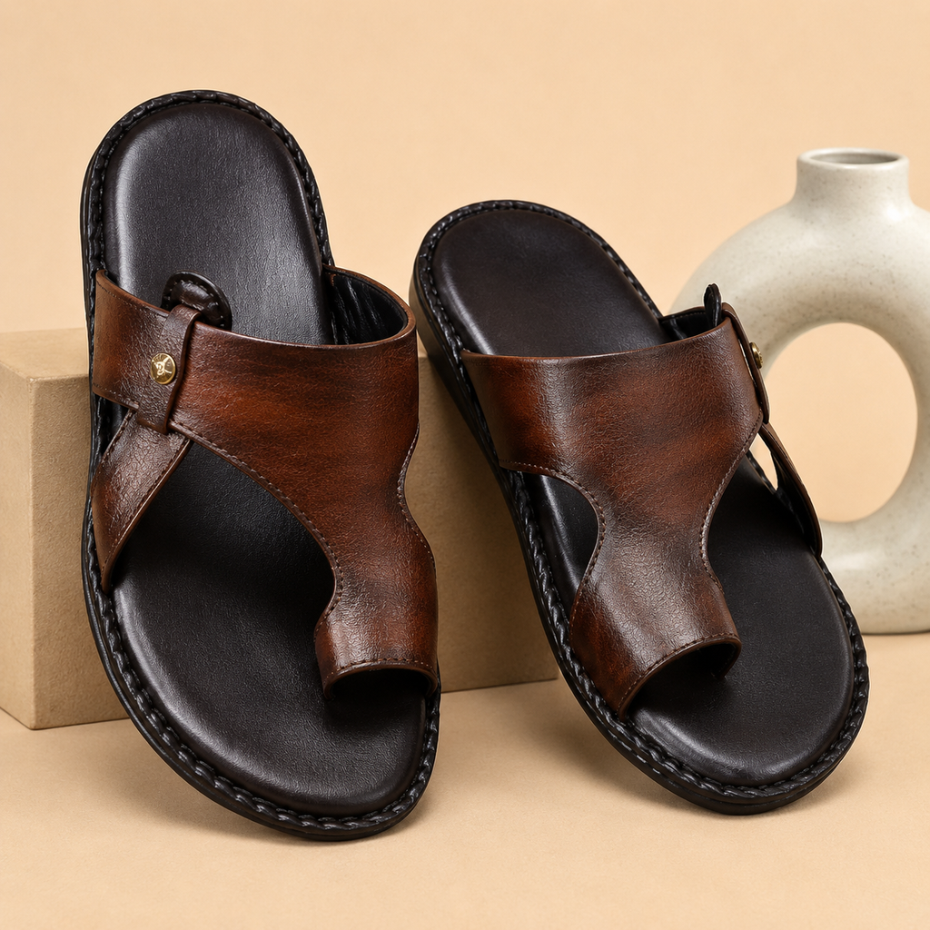 Premium Comfort Slip-On Formal Sandals for Men | Stylish Everyday Footwear