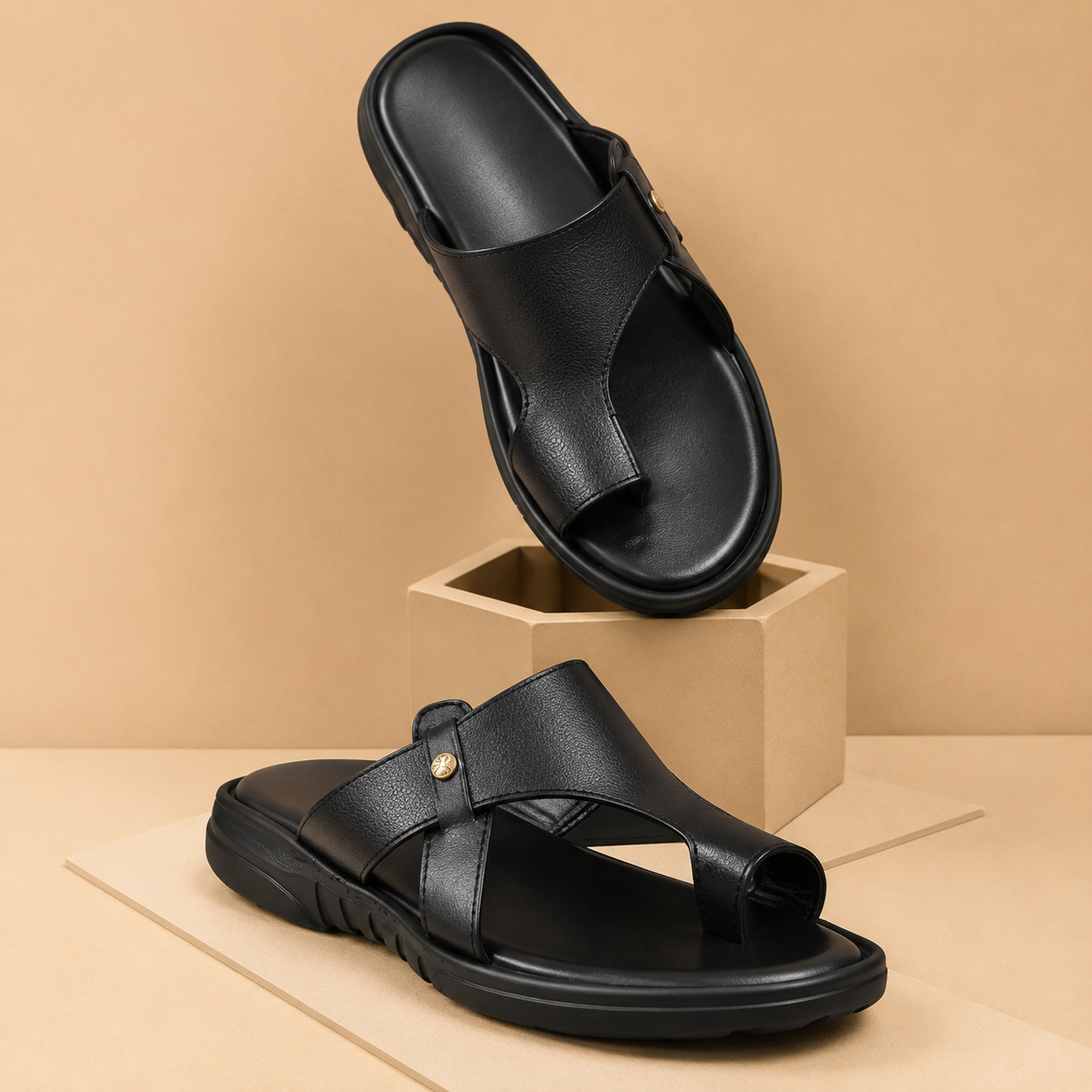 Premium Comfort Slip-On Formal Sandals for Men | Stylish Everyday Footwear