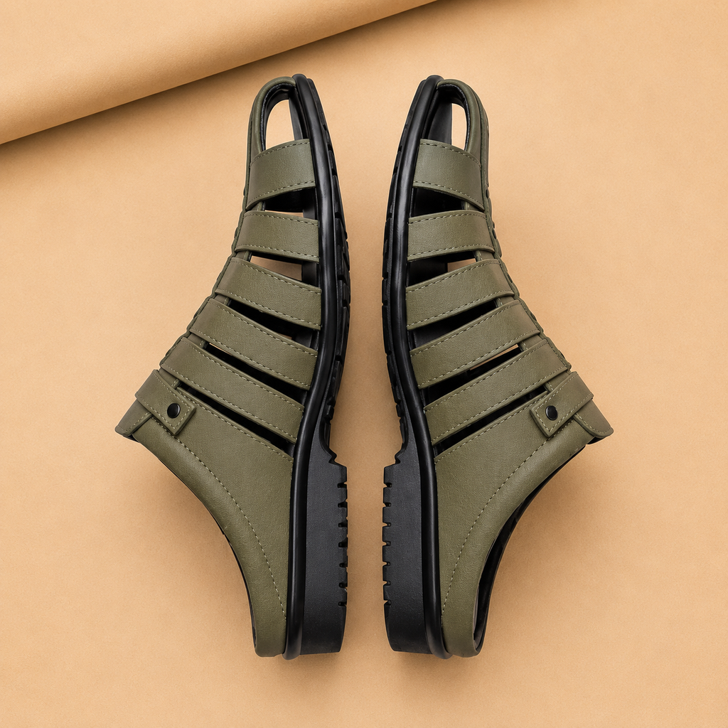Premium Comfort Fisherman Sandals for Men | Lightweight Casual Slip-On Footwear