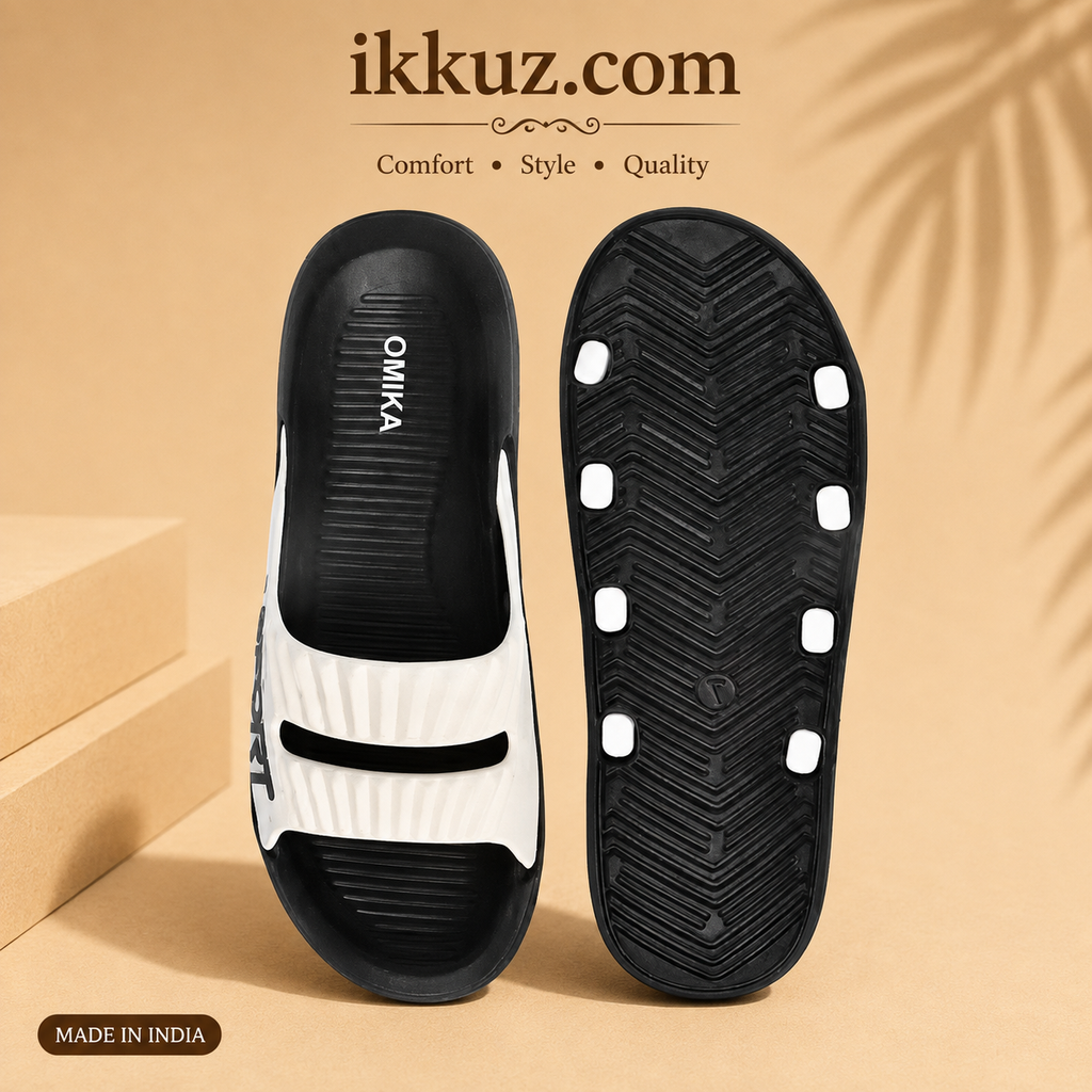 SportFlex Ultra Comfort EVA Sliders for Men | Lightweight Slip-On Sandals
