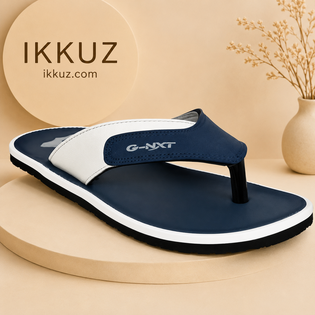 G-NXT ComfortMax Premium Men's Flip Flops | Ultra Soft Rubber Slip-On Slippers for Daily Wear