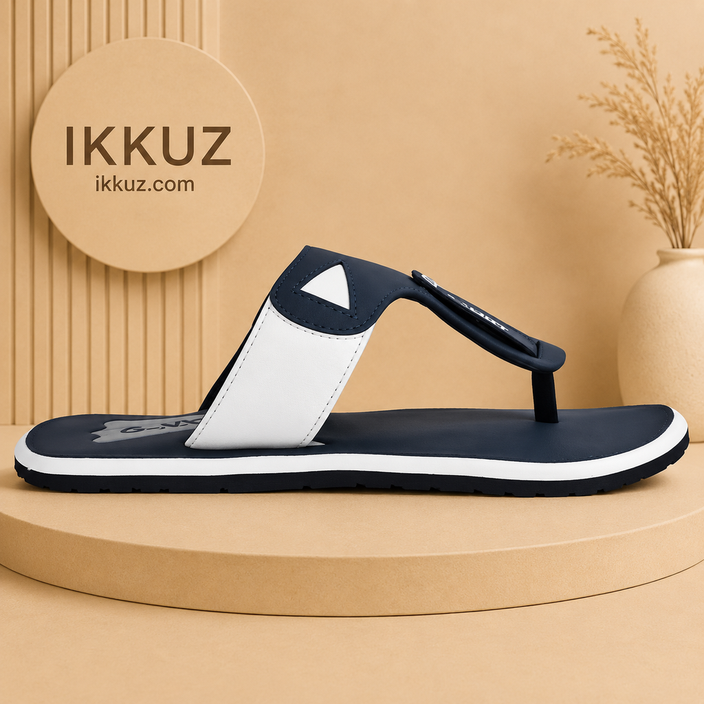 IS ComfortFlex Men's Flip Flops | Lightweight TPR Slip-On Slippers for Everyday Comfort