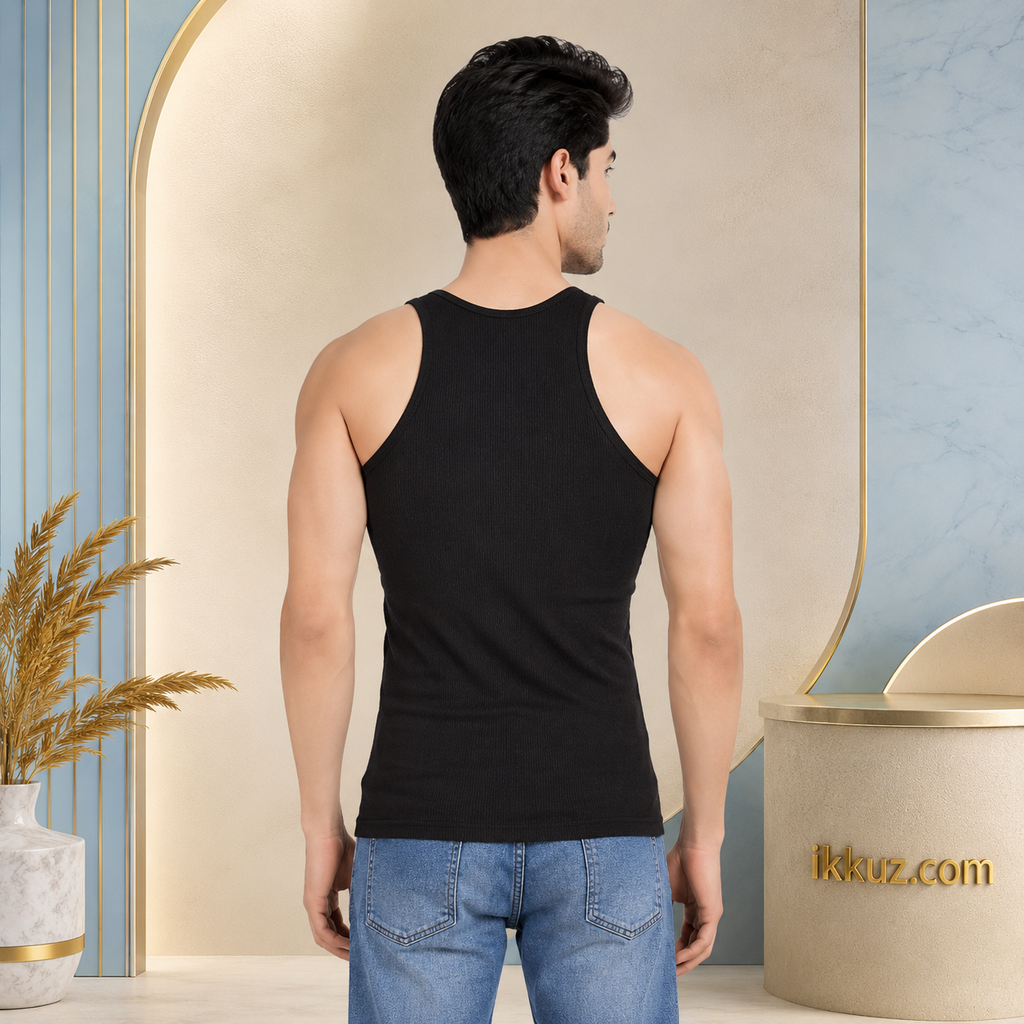 BANSAL X-MEN Men's Premium Cotton Sleeveless Colour Vest Combo Pack of 5 | Soft &amp; Breathable Cotton Innerwear for Men