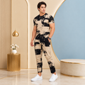 Men's Printed Night Suit Co-Ord Set with Half Sleeve T-Shirt &amp; Pajama