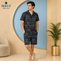Men's Printed Premium Night Suit Set