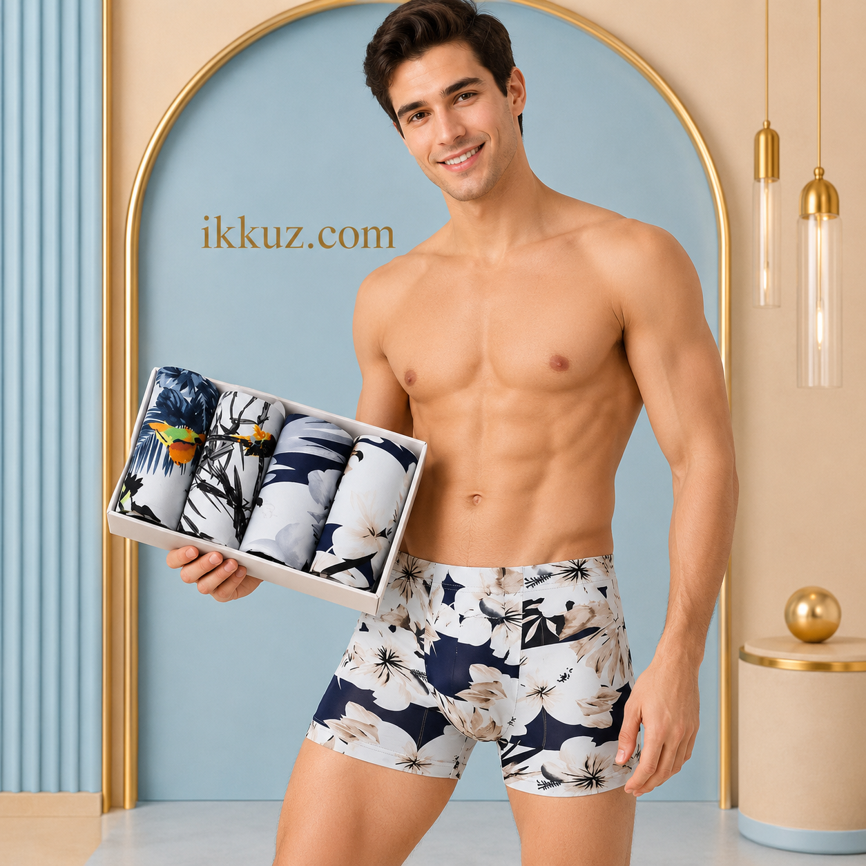 Premium Men's Anti-Bacterial Airsoft Boxer Trunks | Ultra Soft Stretchable Nylon Innerwear | Breathable Regular Fit | Pack of 3