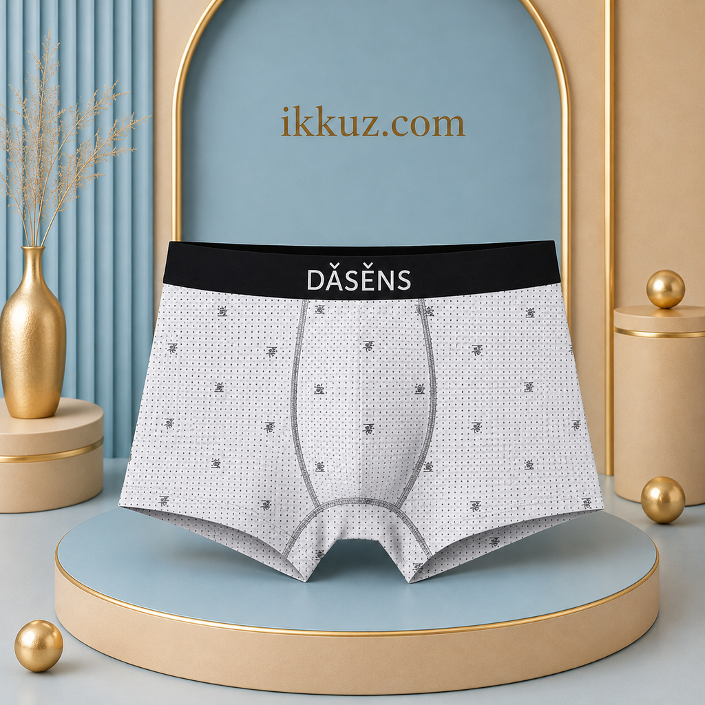 Premium Men's Silk Blend Printed Trunk Briefs | Anti-Bacterial Super Soft Stretchable Innerwear | Comfortable Daily Wear | Pack of 4