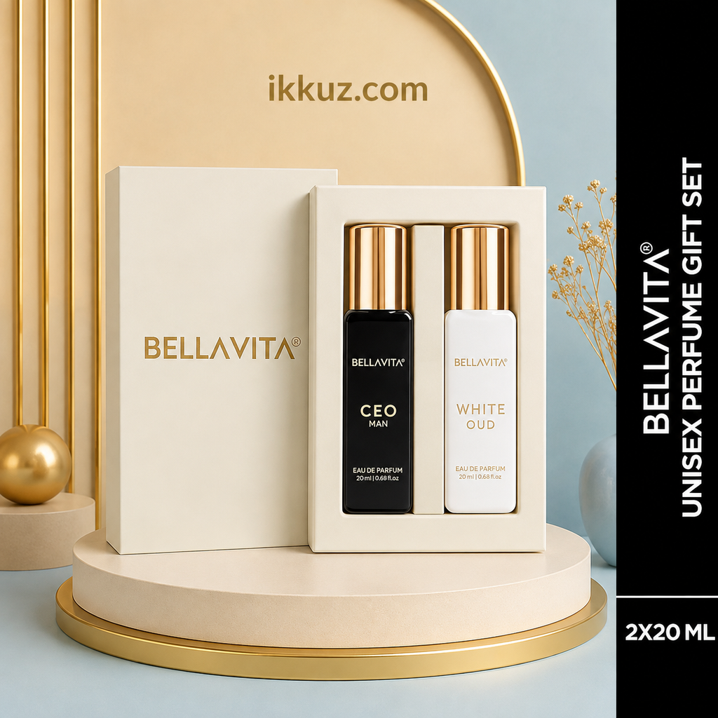 Bella Vita Luxury CEO Man &amp; White Oud 20ml Perfume Combo – Premium Long-Lasting Gift Set for Men &amp; Women | Pack of 2
