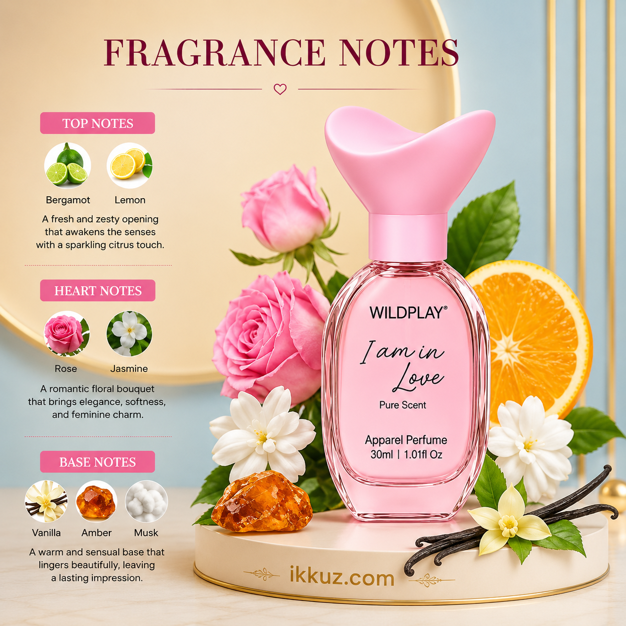 عطر بخاخ وايلد بلاي آي آم إن لاف 30 مل – عطر رومانسي وأنيق للنساء | عطر يومي فاخر