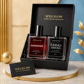 عطر WELIFLOW Godfather & Whisky Smoke Premium Eau de Parfum للرجال - 30 مل × 2 | عطر يدوم طويلاً بعبير عطري وتابلي
