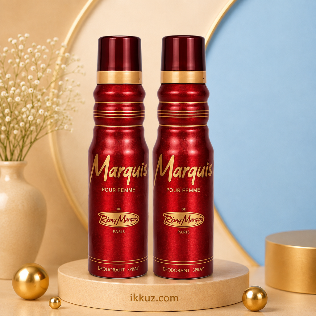 Rimy Marquis Red Unisex Deodorant 175ml Pack of 2 | Fruity Fragrance | Long-Lasting Freshness