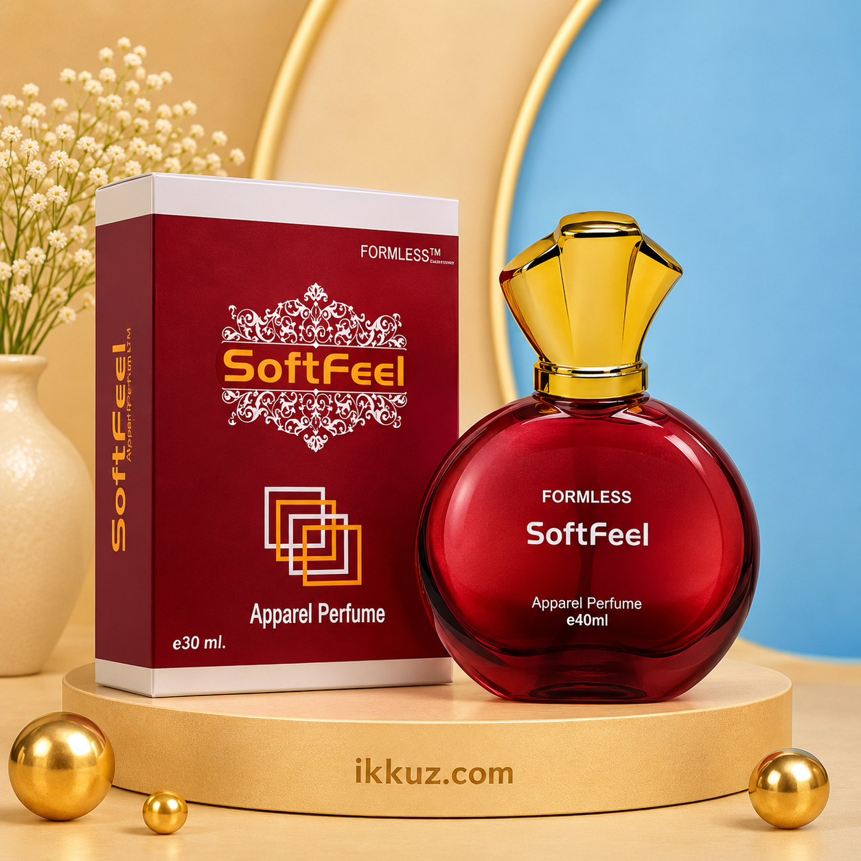 Formless Women &amp; SoftFeel 40ml Each Combo Pack of 2 | Unisex Apparel Perfume | Long-Lasting Fragrance