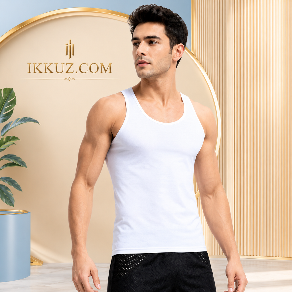 Men’s Soft Cotton Vest – 6 Piece Combo Pack