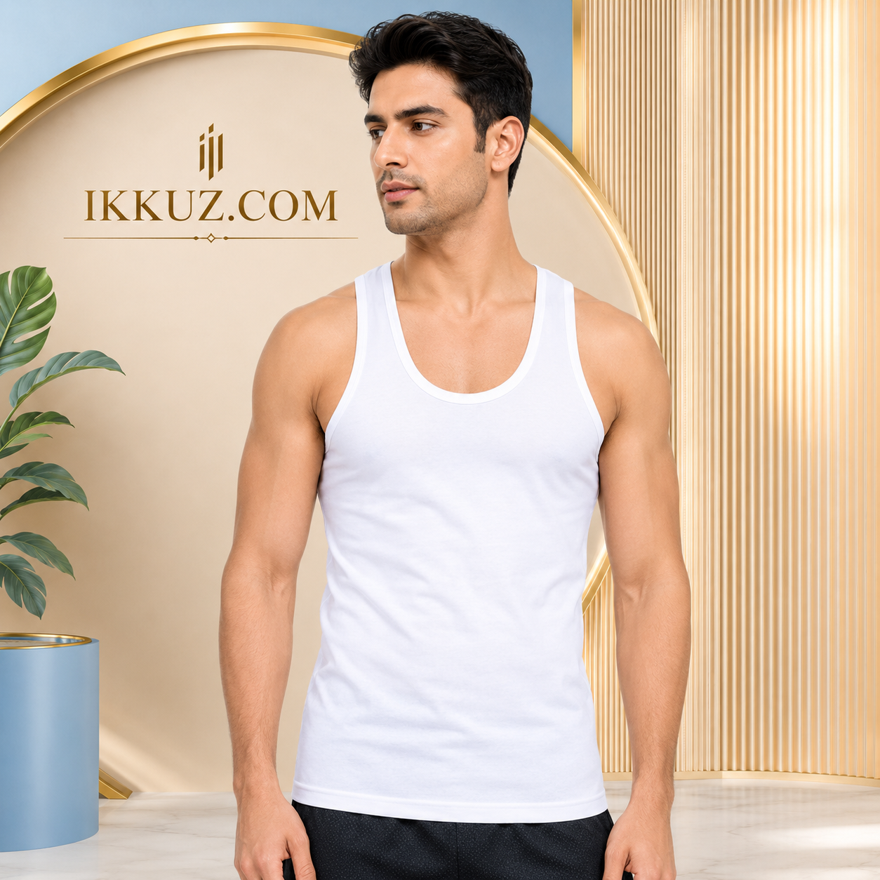 Men’s Soft Cotton Vest – 6 Piece Combo Pack