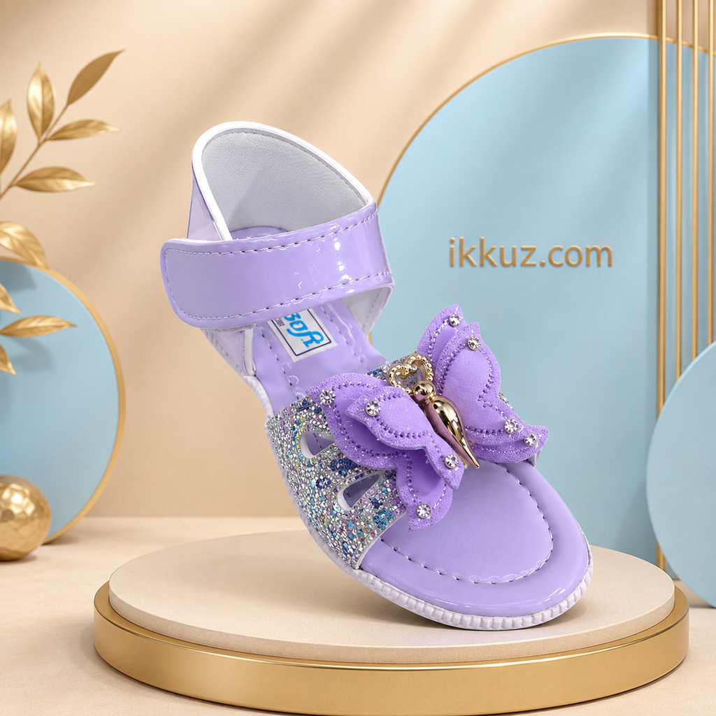 Girls Embellished Flatform Sandals – Stylish &amp; Comfortable Casual Footwear