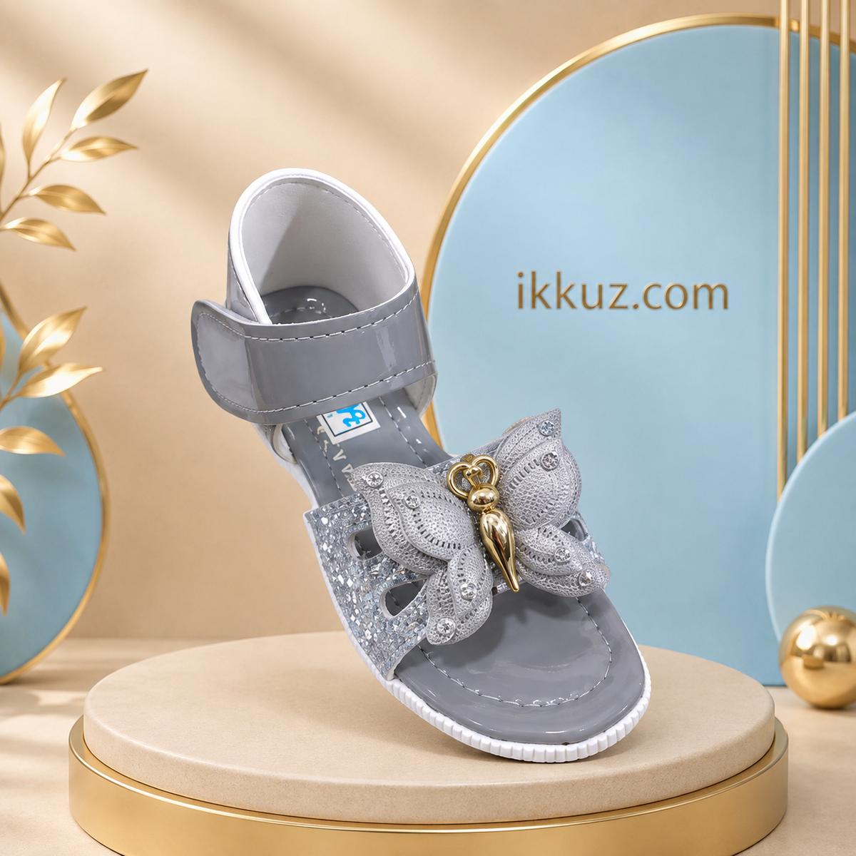 Girls Embellished Flatform Sandals – Stylish &amp; Comfortable Casual Footwear