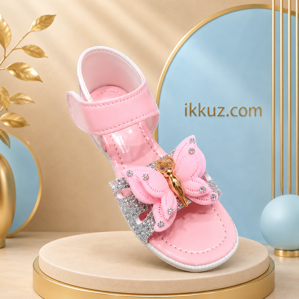 Girls Embellished Flatform Sandals – Stylish &amp; Comfortable Casual Footwear