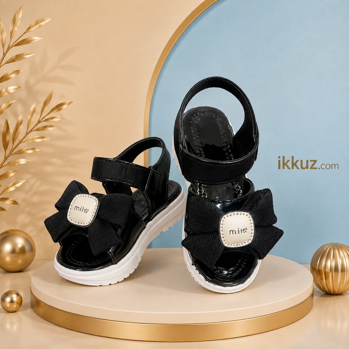 Girls Elegant Party Wear Sandals – Stylish Kids Occasion Footwear