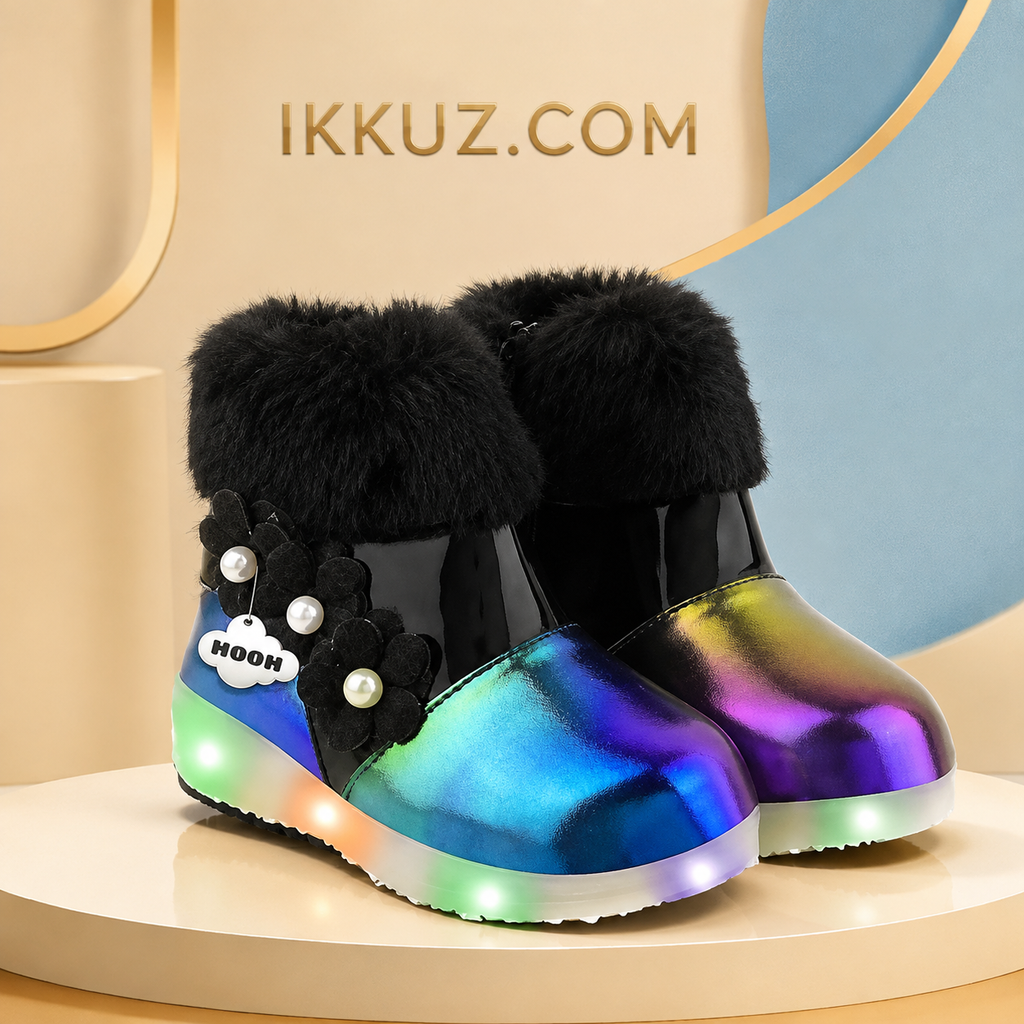 Girls LED Light-Up Shoes – Stylish, Lightweight &amp; Skin-Friendly Kids Footwear
