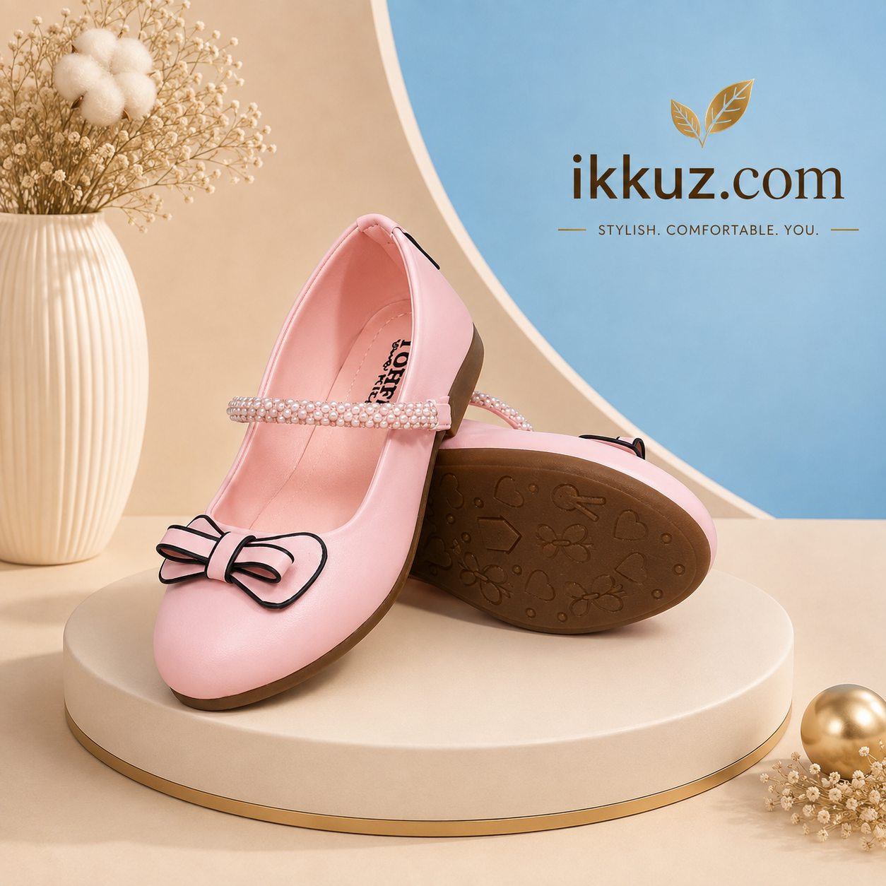 Girls Patent Leather Velcro Bellies