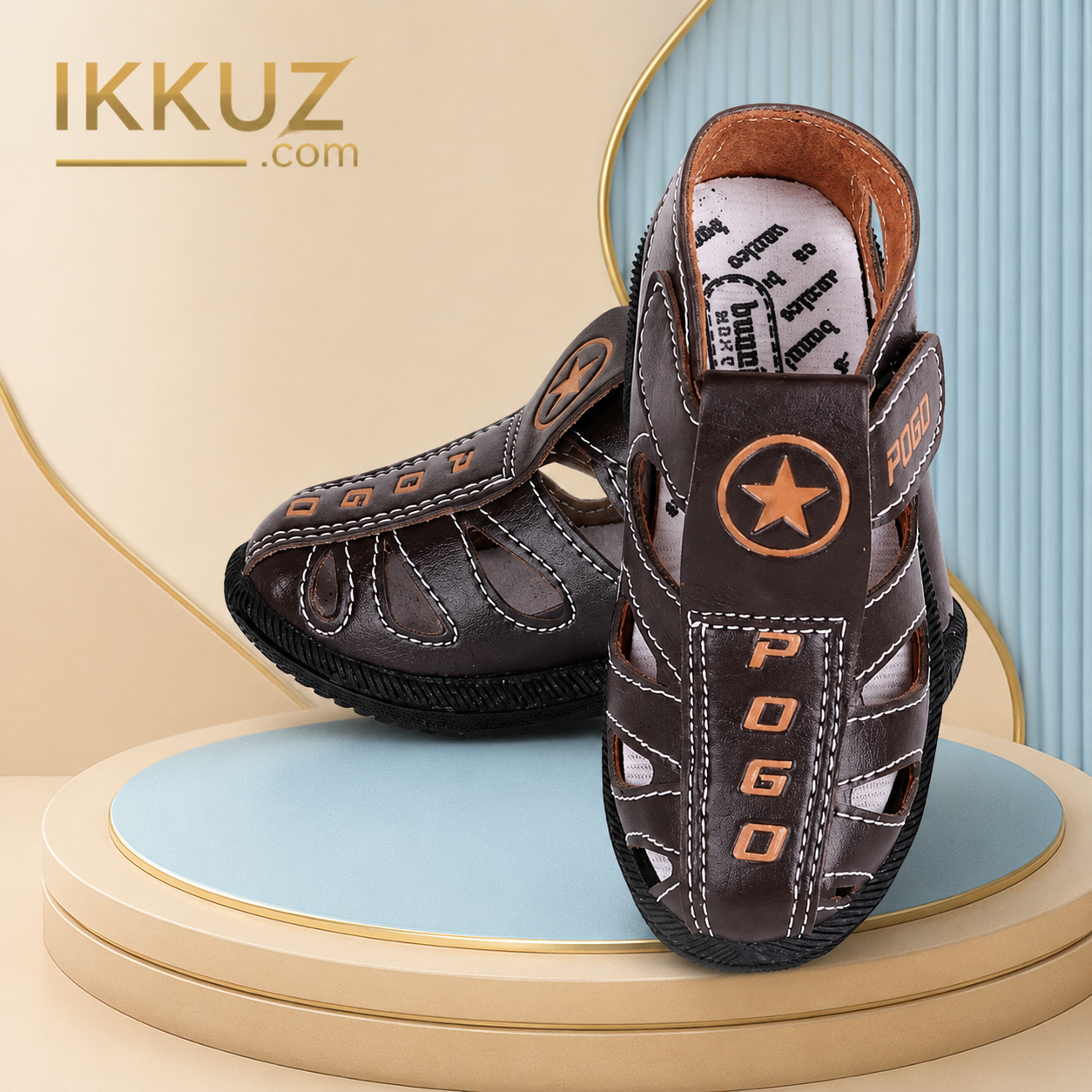 Kids Lightweight Velcro Casual Sandals for Boys &amp; Girls – Soft Footbed, Comfortable &amp; Trendy