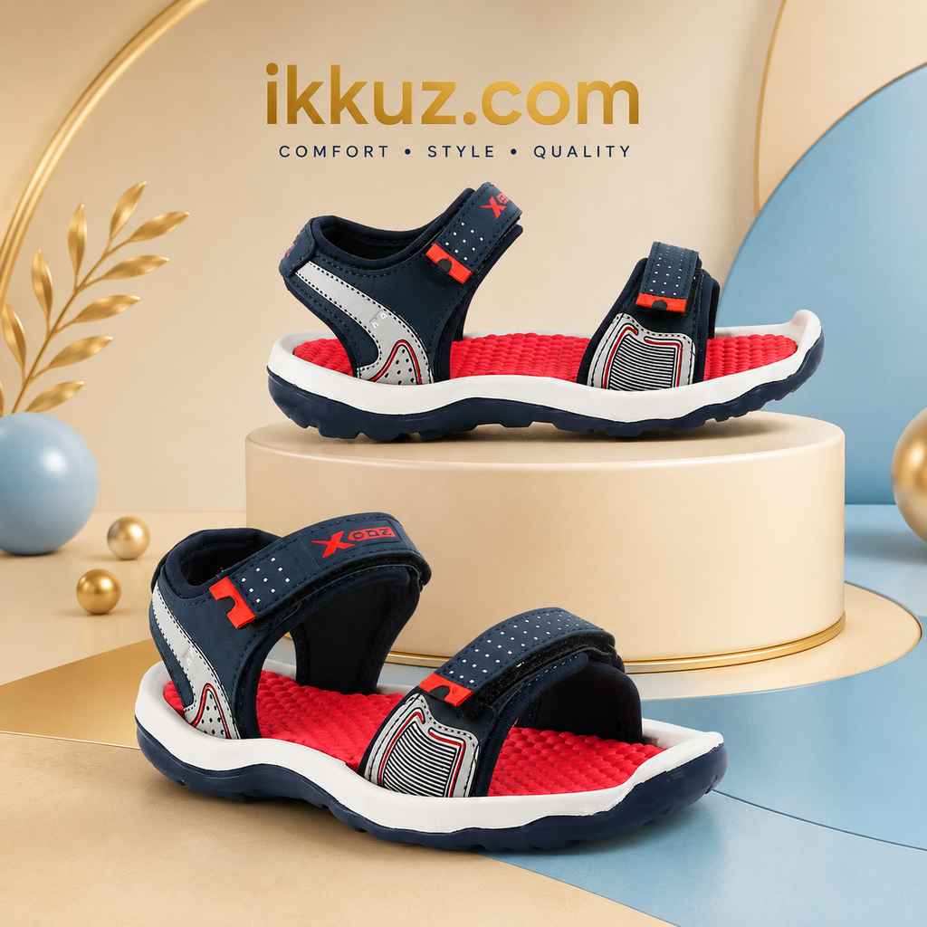 XDOX Kids ComfortFit Adjustable Sandals – Stylish Velcro Back Strap for Boys &amp; Girls