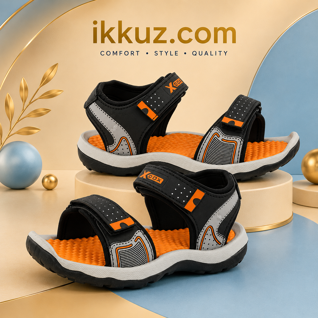 XDOX Kids ComfortFit Adjustable Sandals – Stylish Velcro Back Strap for Boys &amp; Girls