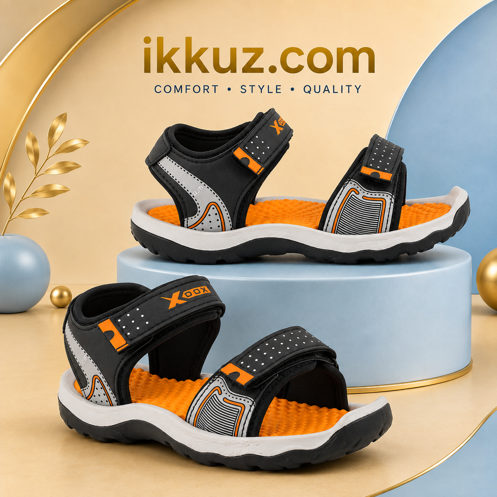 XDOX Kids ComfortFit Adjustable Sandals – Stylish Velcro Back Strap for Boys &amp; Girls