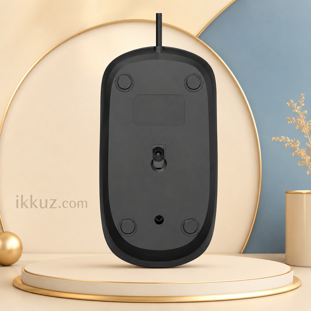 iVOOMi BOLD USB Wired Optical Mouse 1000 DPI – Plug &amp; Play, Smooth Scrolling, Comfortable Grip for Laptop & Desktop