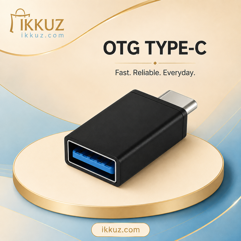 Wired Optical USB Mouse with FREE Type-C OTG Adapter Combo for Laptop, Desktop, Mobile &amp; Tablet