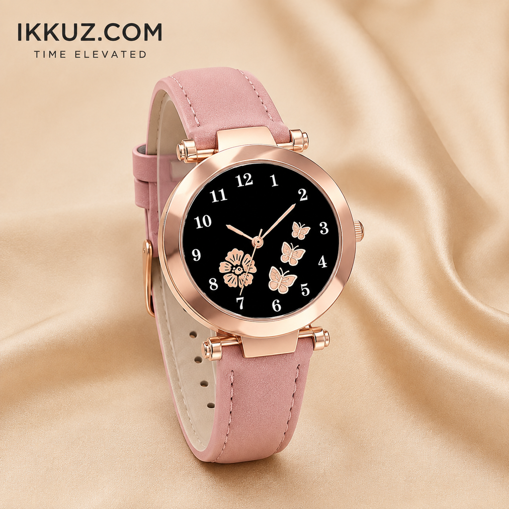 RISHOX Elegance Designer Quartz Analog Leather Watch for Women | Premium Fashion Wrist Watch for Girls | Classic Casual &amp; Party Wear