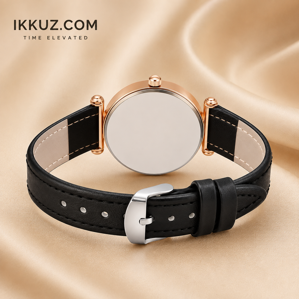 RISHOX Elegance Designer Quartz Analog Leather Watch for Women | Premium Fashion Wrist Watch for Girls | Classic Casual &amp; Party Wear