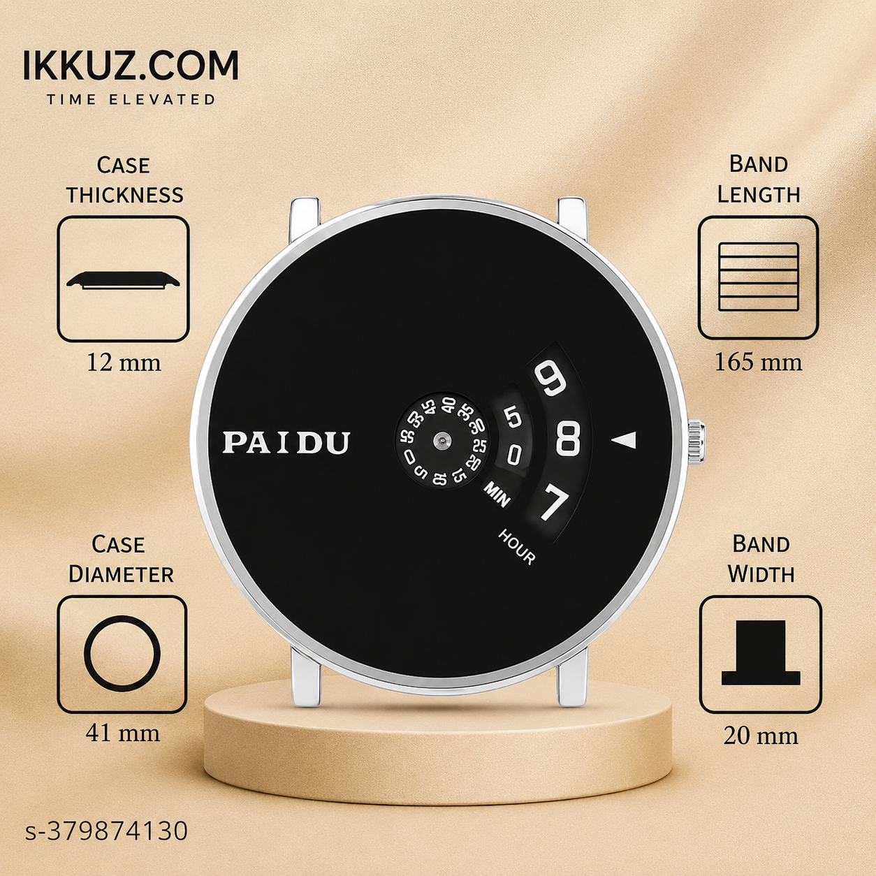RISHOX Premium Stainless Steel Quartz Analog Watch for Men | Classic Business &amp; Casual Wrist Watch | Elegant Everyday Timepiece