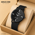 Eclipse Series Premium Minimal Analog Watch for Men | Modern Silicone Strap Everyday Wrist Watch