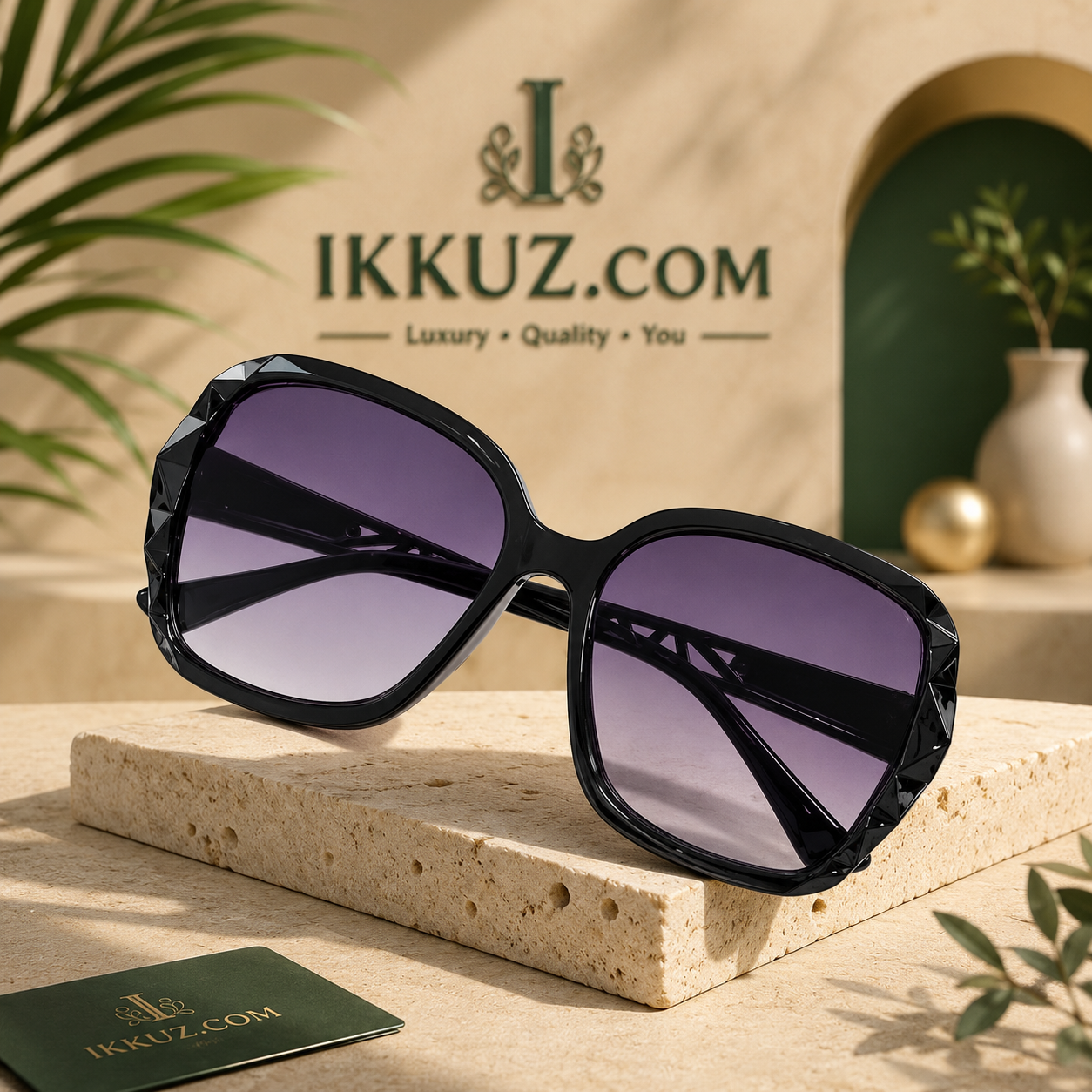 Women’s Oversized Fashion Sunglasses – Stylish Lightweight UV Protected Eyewear