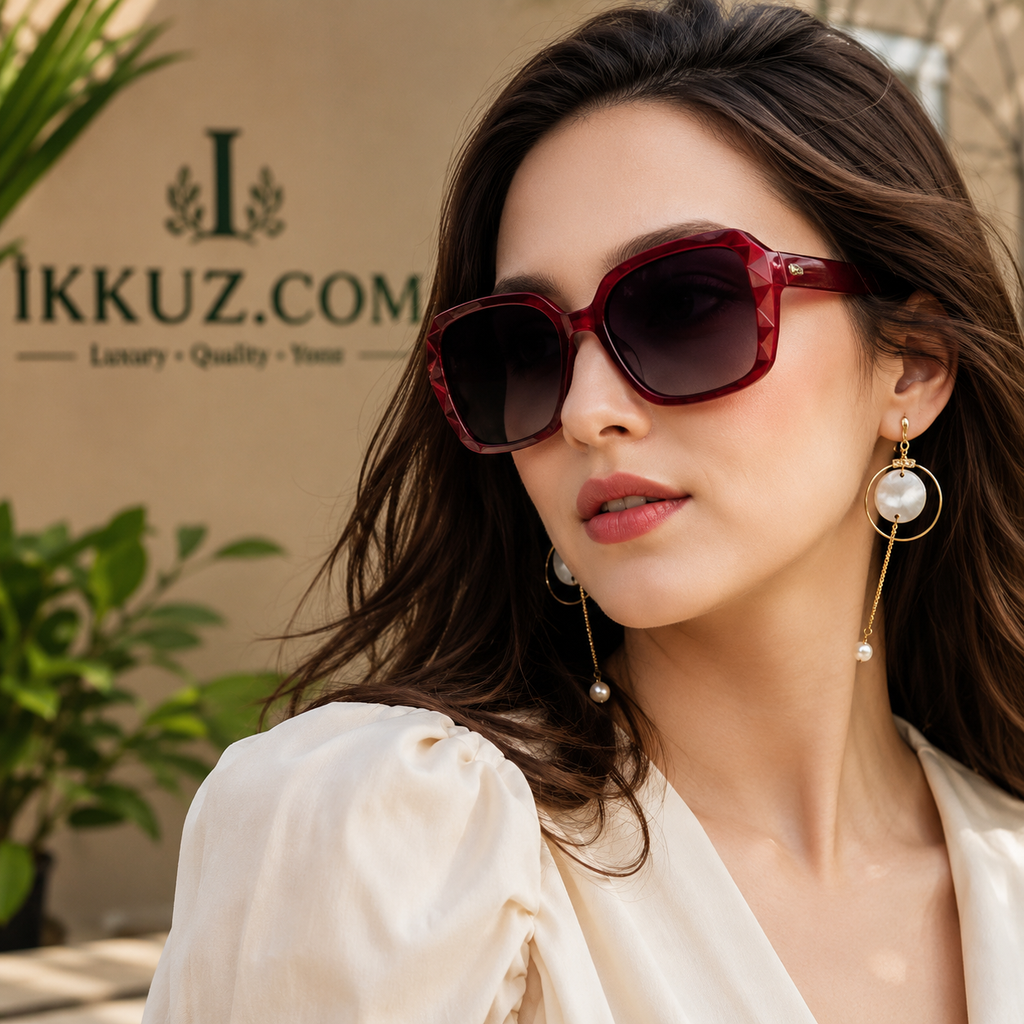 Women’s Oversized Fashion Sunglasses – Stylish Lightweight UV Protected Eyewear