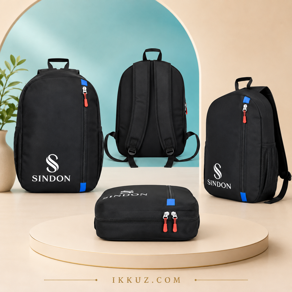 SINDON 25L Water-Resistant Casual Backpack | Lightweight Travel, School &amp; Office Bag | Premium Polyester Multipurpose Daypack for Men &amp; Women