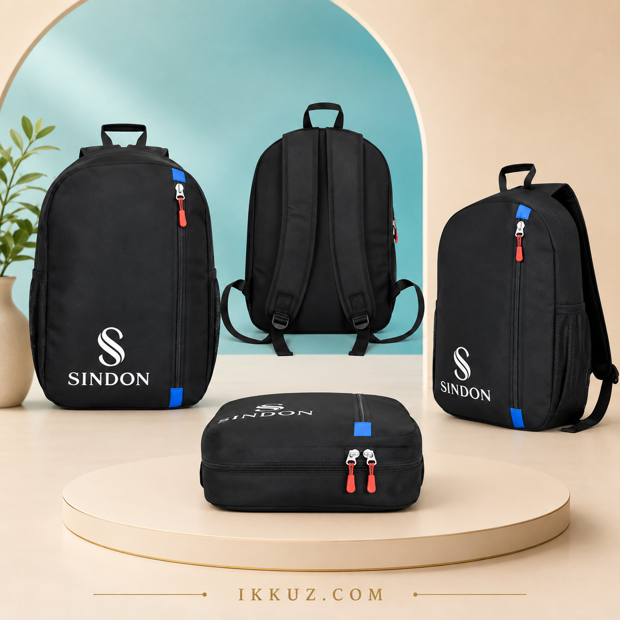 SINDON 25L Water-Resistant Casual Backpack | Lightweight Travel, School &amp; Office Bag | Premium Polyester Multipurpose Daypack for Men &amp; Women