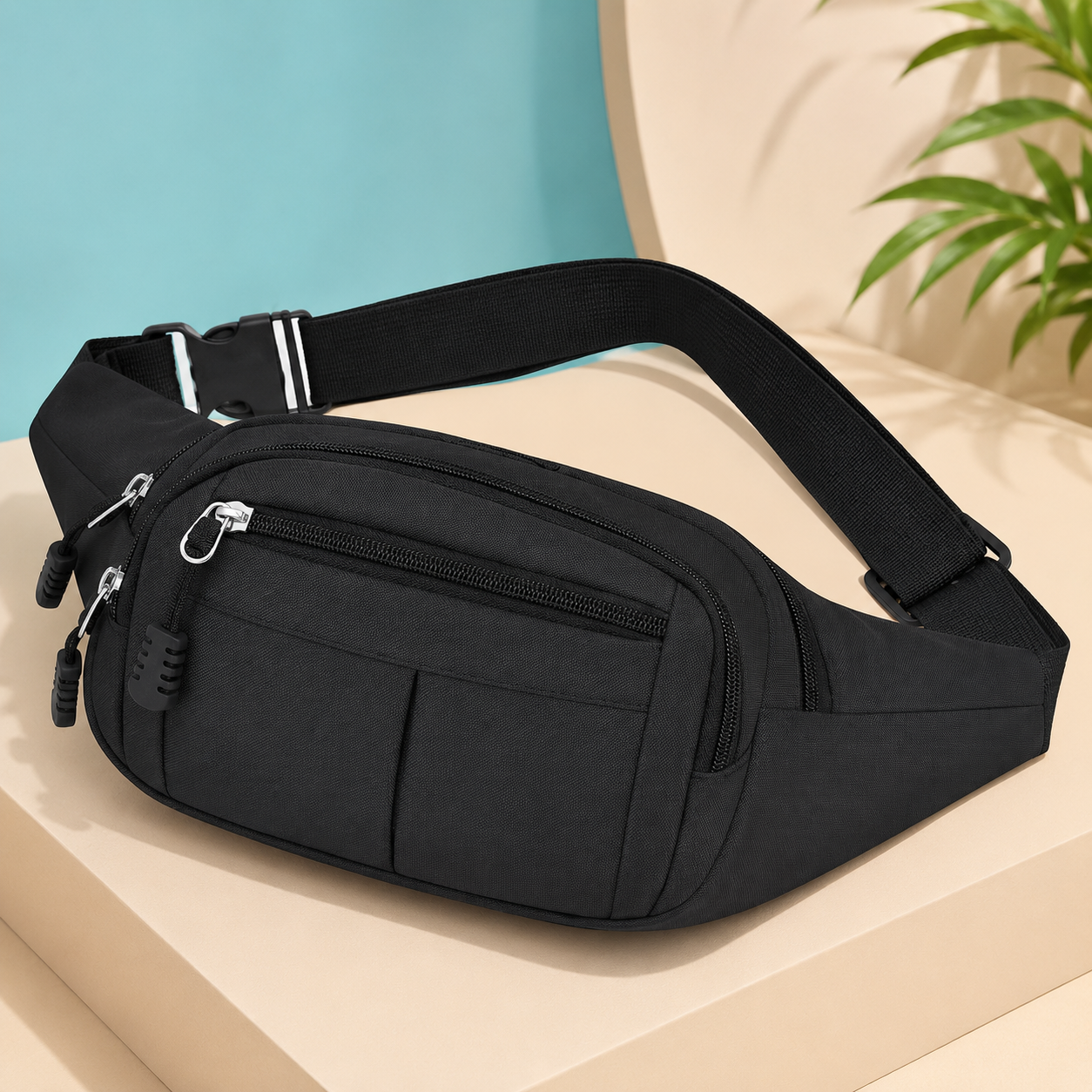 UrbanFlex Multipurpose Waist Bag | Unisex Crossbody Sling Bag | Stylish Travel, Sports &amp; Daily Essentials Belt Bag for Men &amp; Women