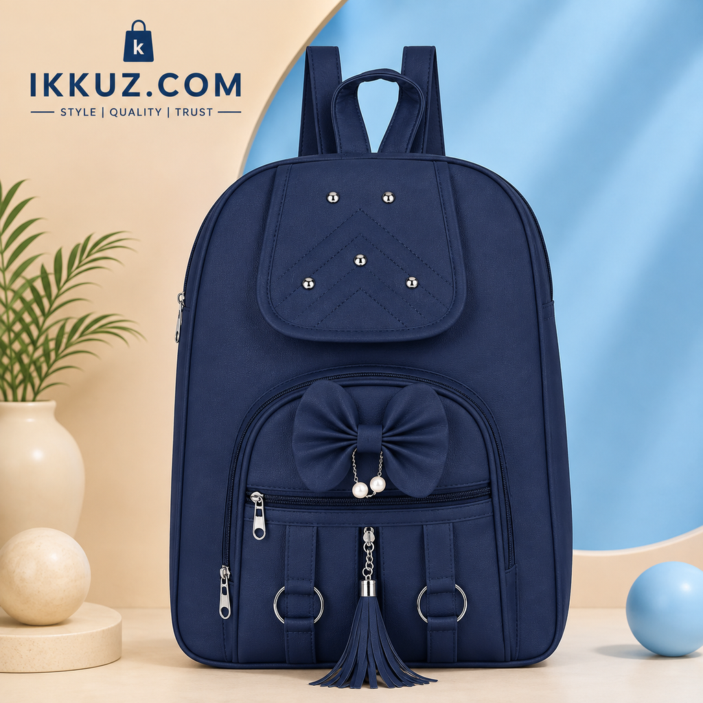 Urban Chic PU Backpack for Women | Stylish Multi-Compartment Travel &amp; College Bag