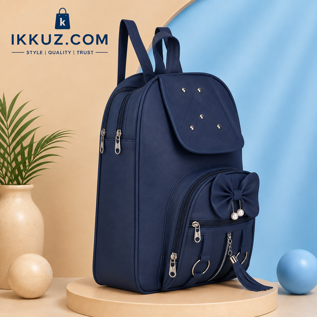 Urban Chic PU Backpack for Women | Stylish Multi-Compartment Travel &amp; College Bag