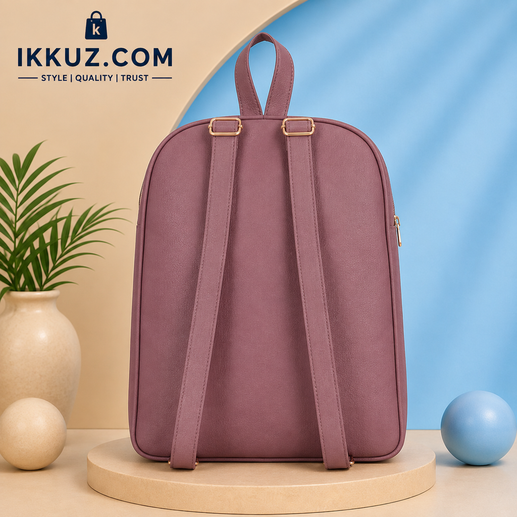 Urban Chic PU Backpack for Women | Stylish Multi-Compartment Travel &amp; College Bag