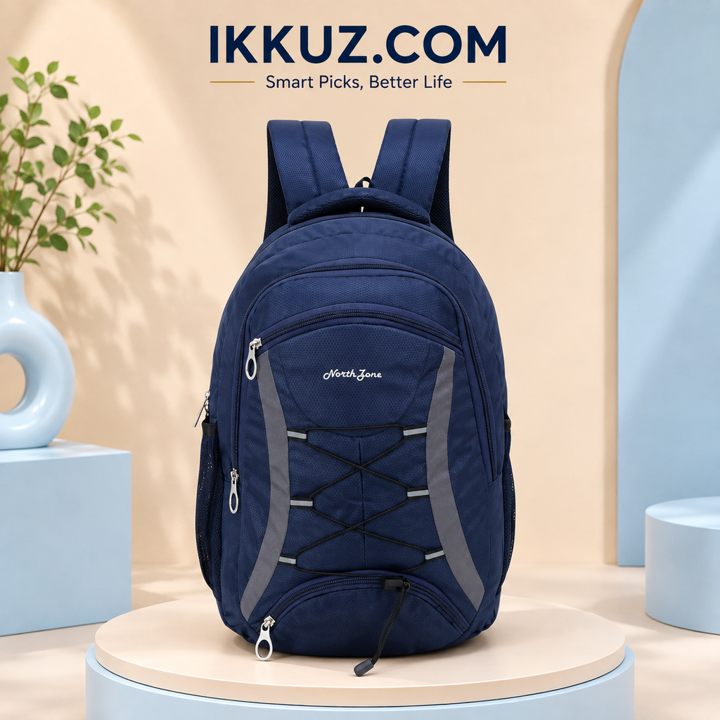 UrbanFlex Pro 15" Laptop Backpack – Water-Resistant 3-Compartment Travel Bag