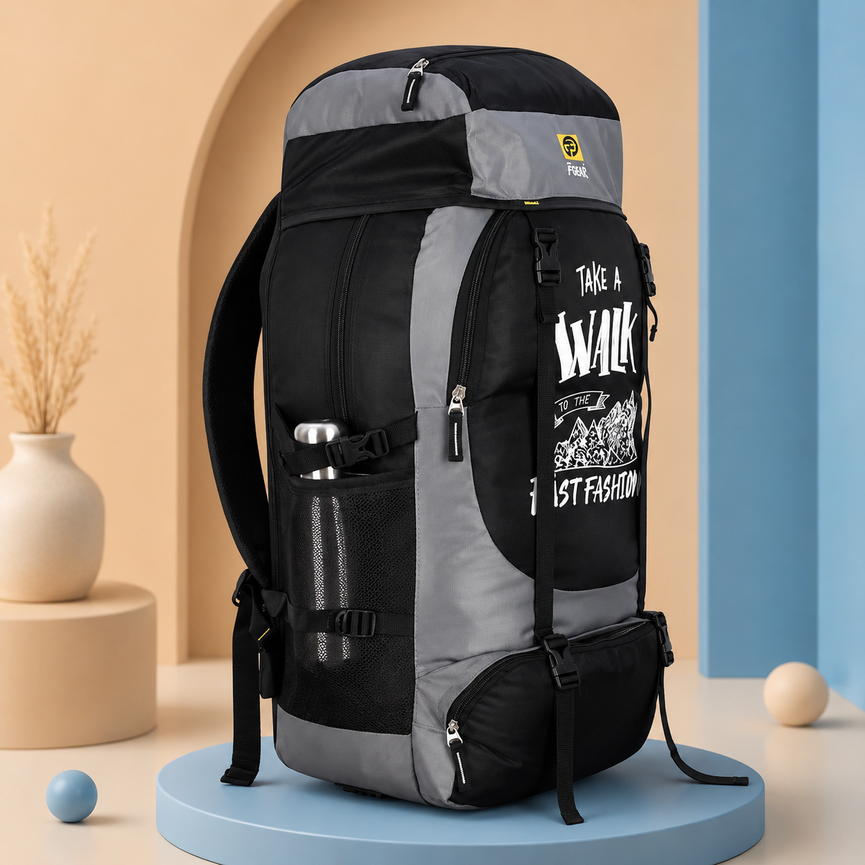 Premium Travel Rucksack Backpack | Trekking, Hiking, Camping &amp; Tourist Travel Bag for Men | Large Capacity Outdoor Backpack
