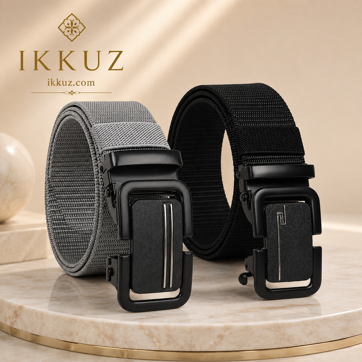 Textured PU Leather Casual Belt for Men | Adjustable Everyday Fashion Belt