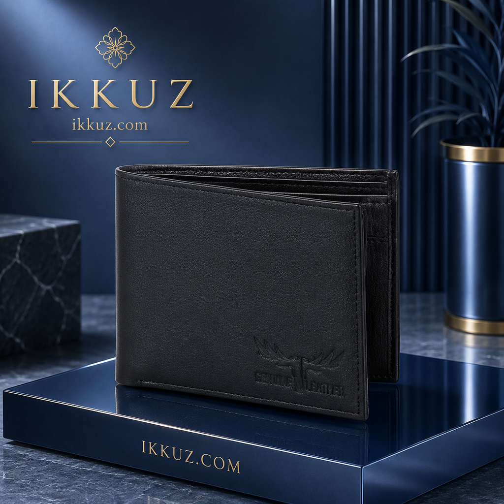 UrbanCraft Canvas &amp; Leather Bi-Fold Wallet for Men | Classic Slim Wallet